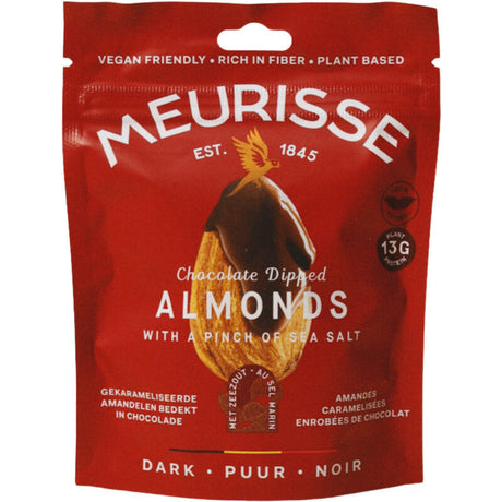 Meurisse Caramelised Almonds Dark Toffee and fudge 100g