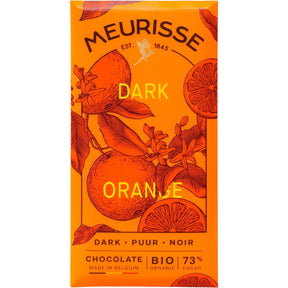 Meurisse Dark orange chocolate 100g