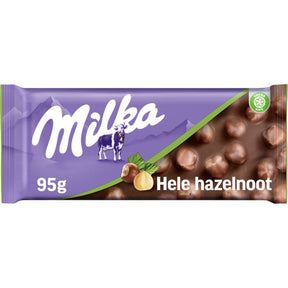 Milka Chocoladereep hele Hazelnut Chocolate 95g