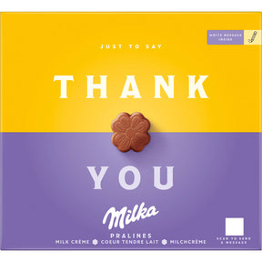 Milka Thank you pralines Milk créme Chocolate 110g
