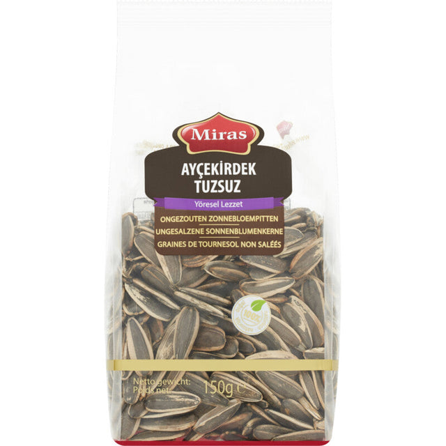 Miras Unsalted Sunflower Seeds 150g
