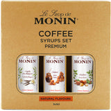 Monin Coffee syrups set premium 150ml
