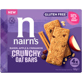 Nairn's Raisin apple & cinnamon crunchy oat bars 160g