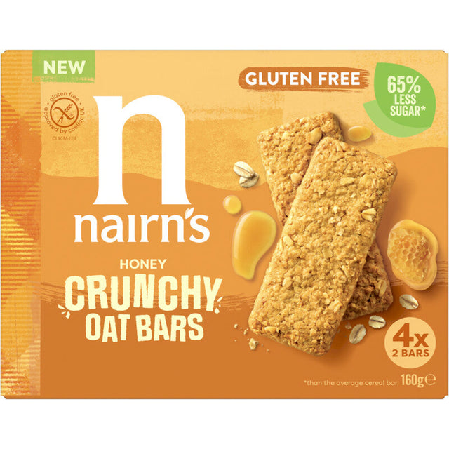 Nairn's Honey crunchy oat bars Gluten-Free 160g