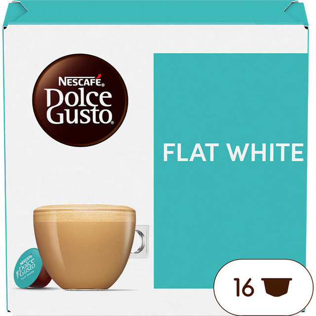 Nescafé Dolce Gusto Flat white 16-capsules 187g