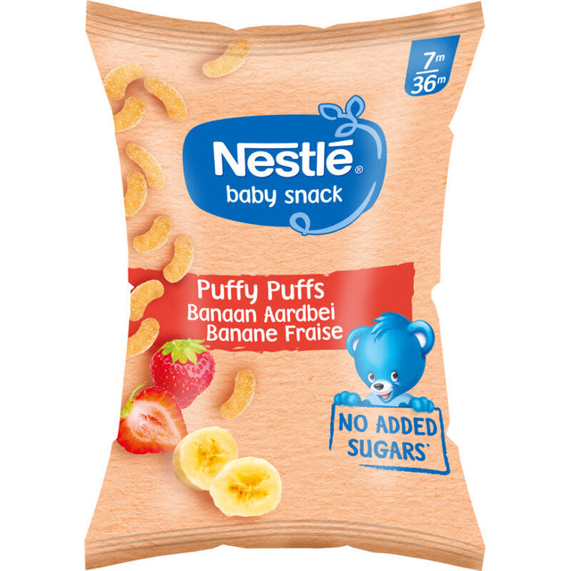 Nestlé Baby snack puffy puffs Banana Strawberry 7+ 28g