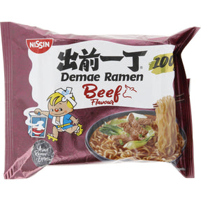 Nissin Demae ramen beef Instant noodles 100g