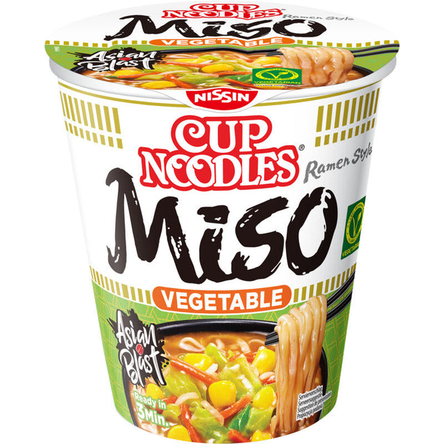 Nissin Cup noodles veggie miso Japanese style 67g
