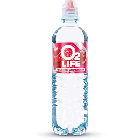 O2Life Redfruit cranberry Mineral water 750ml