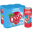 Oasis Strawberry Raspberry Fruit drink 6 × 330ml