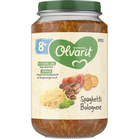 Olvarit Spaghetti bolognese 8m+ Baby food 200g