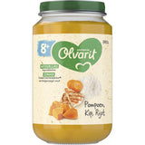 Olvarit Pumpkin Chicken Rice 8m+ Baby food 200g