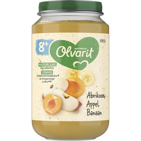 Olvarit Apricot Apple Banana 8m+ Baby food 200g