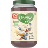 Olvarit Apple Dairy Blueberry 12m+ Baby food 200g
