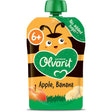 Olvarit Fruit Purée Pouch Apple Banana 6m+ Baby food 100g