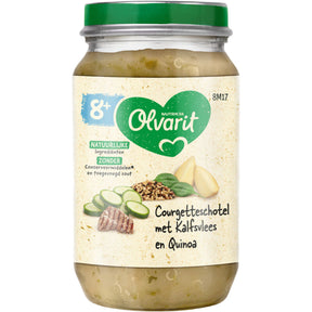 Olvarit Courgette Meal Veal quinoa 8m+ Baby food 200g