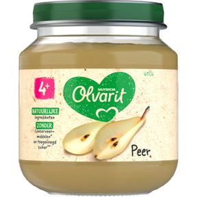Olvarit Pear 4m+ Baby food 125g