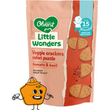Olvarit Puzzel crackers Tomato Basil 15m+ Baby food 105g