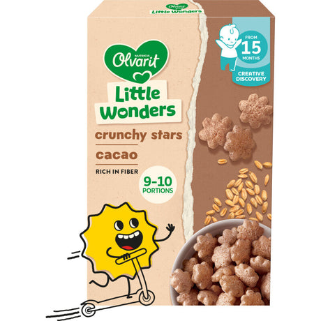 Olvarit Toddler crunchies cacao 15m+ Baby snacks 70g