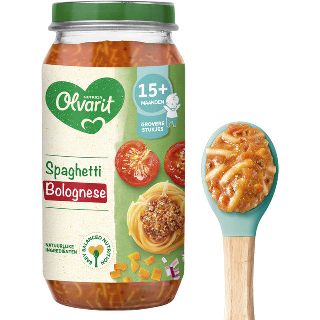 Olvarit Spaghetti bolognese 15m+ Baby food 250g