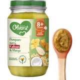 Olvarit Pumpkin curry Turkey mango 8m+ Baby food 200g