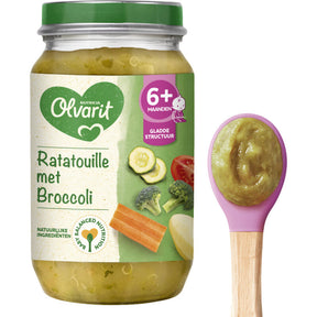 Olvarit Ratatouille with broccoli 6m+ Baby food 200g