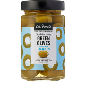 Olymp Green Olives with feta Cheese 320g
