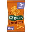 Organix Corn sticks with Carrot 4-pack 10m+ Baby snacks 60g