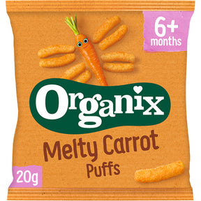 Organix Corn Puffs with Carrot 6m+ Baby snacks 20g