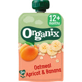 Organix Fruit Purée Pouch Oat Apricot Banana 12m+ Baby food 100g