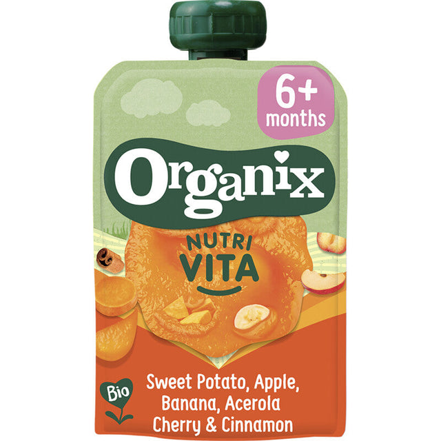 Organix Nutri vita sweet potato, apple 6m+ Baby food 100g