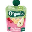 Organix Fruit Purée Pouch Pear, Banana & Raspberry 4m+ Baby food 90g
