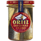 Ortiz Sardines glas 190g