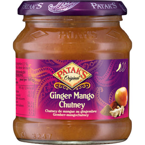 Patak's Ginger mango chutney 340g