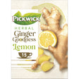 Pickwick Ginger goodness lemon Herbal Tea 26g