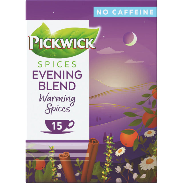 Pickwick Evening blend warming spices 15-pack Herbal tea 23g