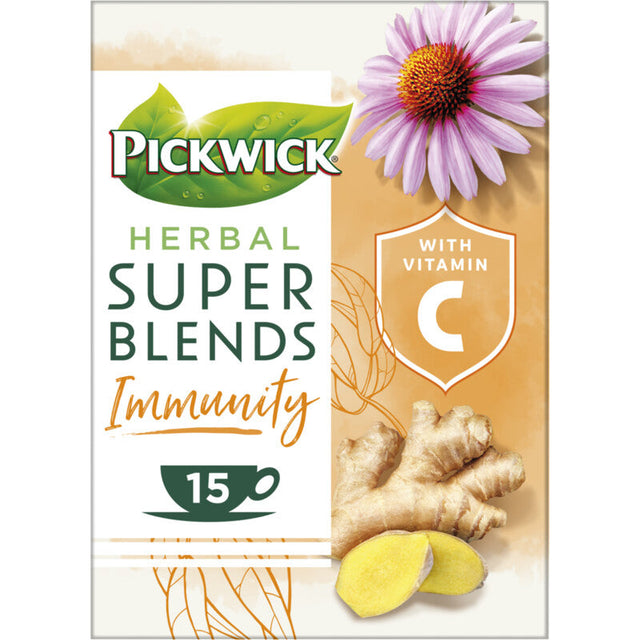 Pickwick Super blends immunity Herbal Tea 15-pack 23g