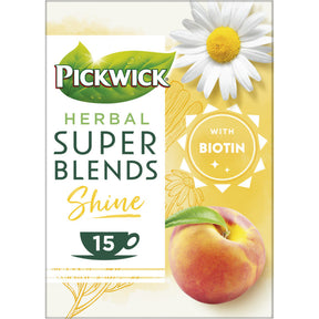Pickwick Super blends shine Herbal Tea 15-pack 23g
