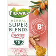 Pickwick Super blends energy Herbal Tea 15-pack 23g