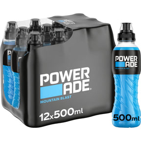 Powerade Mountain blast Energy drink 12 × 500ml