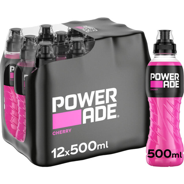 Powerade Cherry Energy drink 12 × 500ml