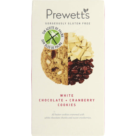 Prewetts White chocolate & cranberry cookies Biscuits 150g