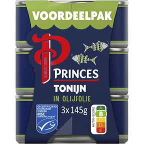 Princes Tuna Chunks Olive Oil Value Pack 435ml