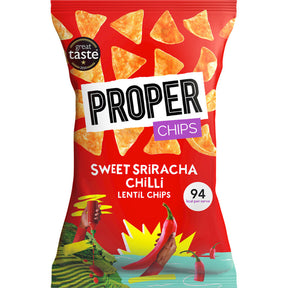 Proper Sweet Sriracha Chilli Lentil Chips 85g