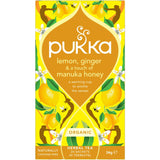 Pukka Lemon ginger manuka honey 20-pack Herbal tea 20g