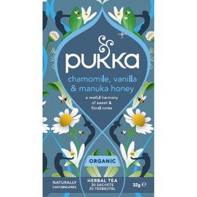 Pukka Chamomile vanilla manuka honey 20-pack Herbal tea 32g