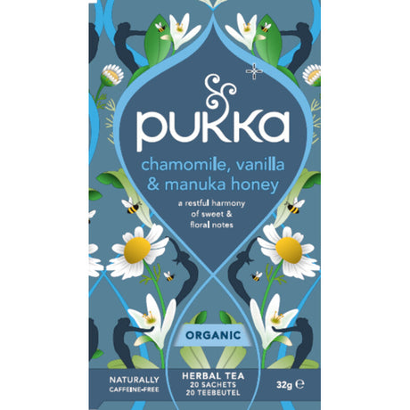 Pukka Chamomile vanilla manuka honey 20-pack Herbal tea 32g