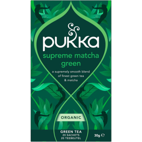 Pukka Supreme matcha green 20-pack 30g