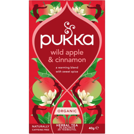 Pukka Wild apple & cinnamon 20-pack Herbal tea 20g