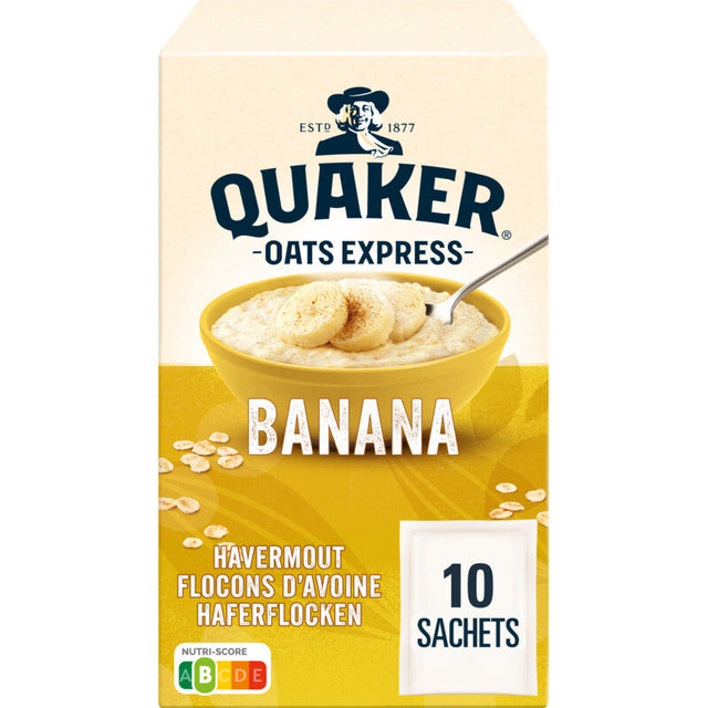 Quaker Oats express banana Oatmeal Breakfast cereal 348g
